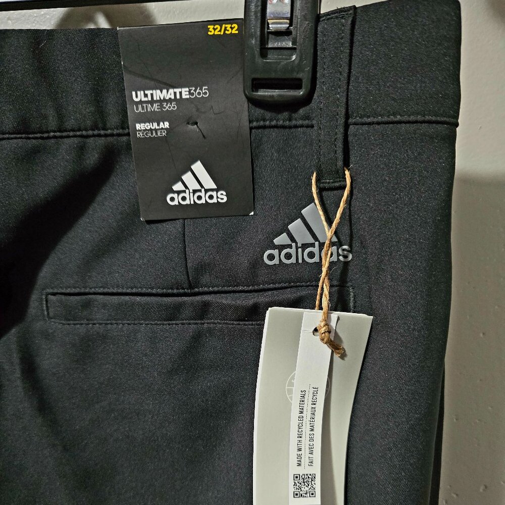ADIDAS 32x32 Mems Ultimate365 black golf pant NWTT